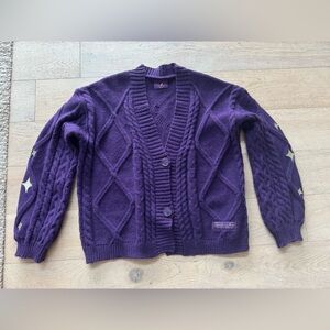 Taylor Swift Speak Now Cardigan Purple Size Medium/Large